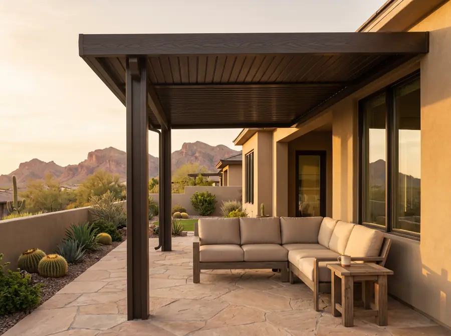 Alumawood Patio Covers on a Las Vegas home