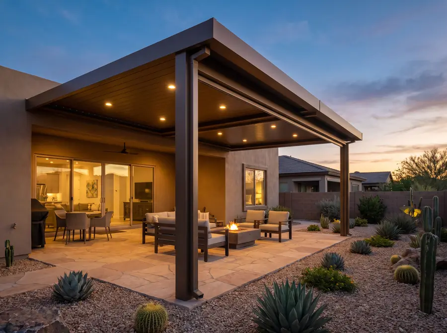 Aluminum & 4K Patio Covers on a Las Vegas home
