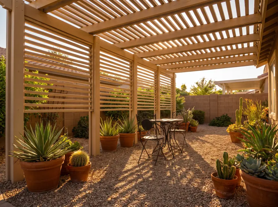 Lattice & Open Covers on a Las Vegas home